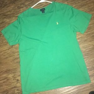 Green polo Ralph Lauren tee